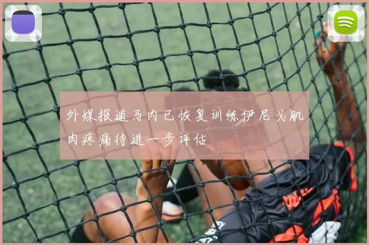 外媒报道马内已恢复训练伊尼戈肌肉疼痛待进一步评估